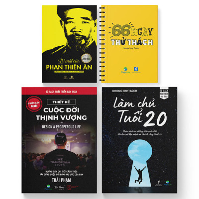 Bộ sách Thiết Kế Cuộc Đời Thịnh Vượng (Gồm 4 cuốn - Phiên bản mới) - Happy Live