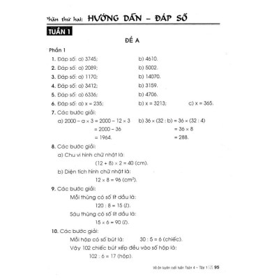 Sách - Vở Ôn Luyện Cuối Tuần Toán Lớp 4 - Tập 1 - Dùng Chung Cho Các Bộ SGK Hiện Hành - Hồng Ân