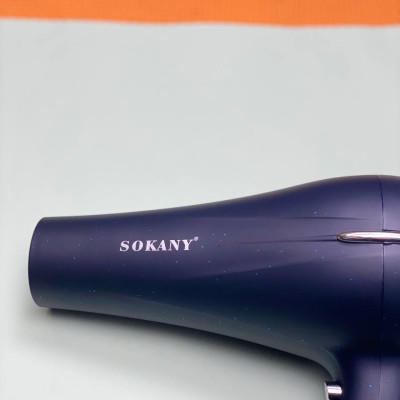 Máy sấy tóc SOKANY công suất lớn 2600W dùng cực khỏe như salon, có nhiều chiều sấy để lựa chọn - XANH TÍM 2218 - HÀNG CHÍNH HÃNG - DELIYA