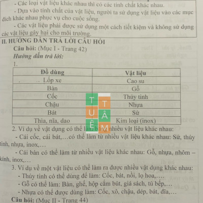 Sách - Hướng dẫn trả lời câu hỏi Khoa học tự nhiên 6 (Kết nối tri thức với cuộc sống)