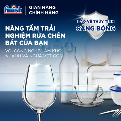 Nước Làm Bóng Chén Bát Finish Rinse & Shine Aid