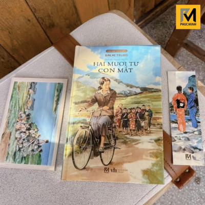 Sách Văn Học Kinh Điển - Hai Mươi Tư Con Mắt (Tái Bản/ Bìa Cứng, Tặng Postcard) - Sakae Tsuboi - Phúc Minh Books