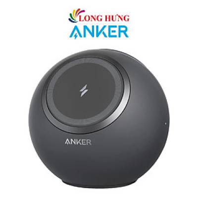 Đế sạc Anker 637 Magnetic Charging Station MagGo 8 in 1 3AC 2USB 2Type-C 65W A9137 - Hàng chính hãng