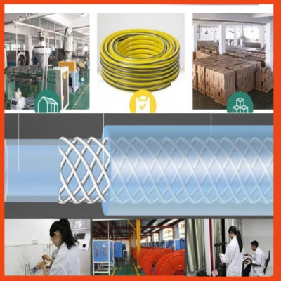 Bộ dây vòi xịt nước rửa xe,tưới cây tăng áp 3 lần 7-10M( nối nhựa xanh) 206317