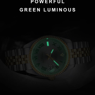 Đồng Hồ Nam Cadisen C8211M2 Chính Hãng Full Box Chống Nước Kính Chống Xước Dây Thép BH 2 Năm Máy Cơ