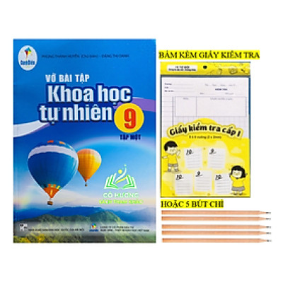 Sách - Vở Bài Tập Khoa Học Tự Nhiên Lớp 9 - tập 1 (Cánh Diều)