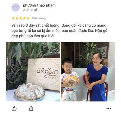 Yến sào Đảo Yến Phú Quốc - Tổ yến Trắng tinh chế nguyên sợi/ sạch lông - Tốt cho bà bầu và bé, tăng cường sức đề, kháng hệ miễn dịch cho bé - Cung cấp acid amin, protein và khoáng chất, dưỡng chất cần thiết cho mẹ