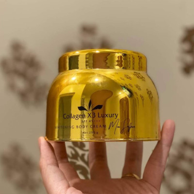 Combo Kem Body Collagen X3 Luxury + Tắm Trắng Mix Saffron + Kích Trắng Da Toàn Thân X3