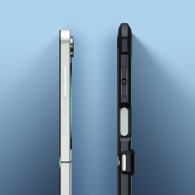 Ốp lưng cho Samsung Galaxy Z Flip 6 (Flip6) hiệu XUNDD Beatle chống sốc, lưng trong, viền màu - Hàng chính hãng
