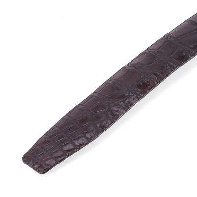 Thắt lưng nam da cá sấu Huy Hoàng 3,5P màu đen, nâu đất HJ4856-57-58-59 