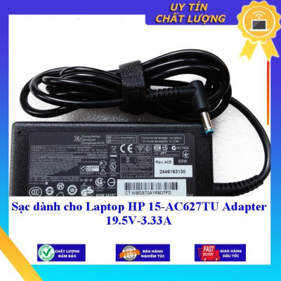 Sạc dùng cho Laptop HP 15-AC627TU Adapter 19.5V-3.33A - Hàng Nhập Khẩu New Seal