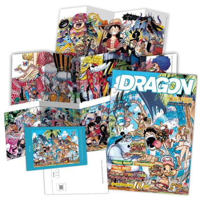 Sách - Tuyển Tập Tranh Eiichiro Oda - One Piece - Color Walk - Tập 10 - Dragon - Tặng Kèm Postcard + Poster
