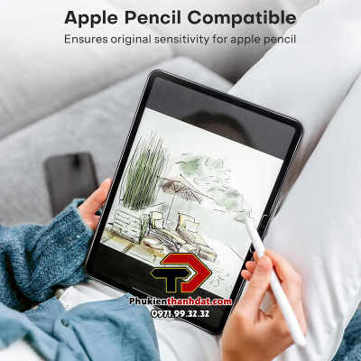 Tấm dán kính cường lực cho iPad Pro 11 2024, iPad Pro 13 2024 M4 hiệu Glass Pro  - Hàng chính hãng