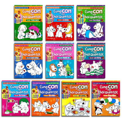 Túi - Cùng Con Rèn Thói Quen Tốt (Lẻ 10 Cuốn) - Bản Quyền