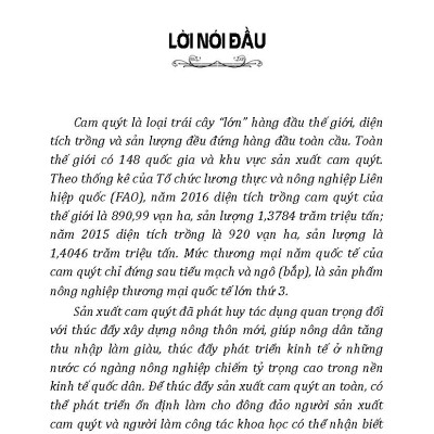 Nông Nghiệp Xanh, Sạch - Phòng Trị Bệnh Sâu Hại Cam Quýt