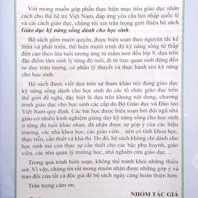 Giáo Dục Kỹ Năng Sống - Lớp 7