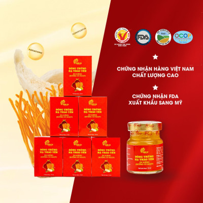 Đông Trùng Hạ Thảo Yến Ăn Kiêng Thiên Ân - Lốc 6 Hũ