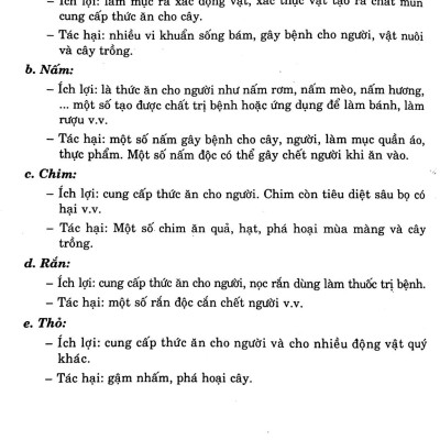 Đề Học Tốt Sinh Học Lớp 6