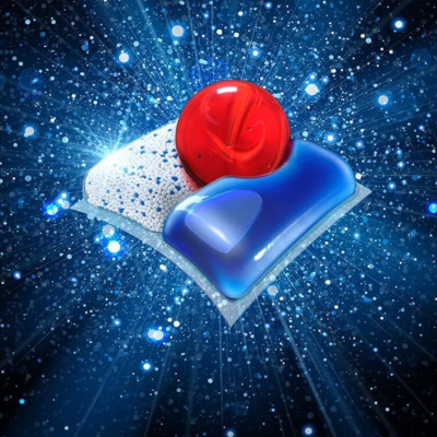 Túi 72 viên rửa chén Finish Quantum Max Dishwasher Tablets Sparkle