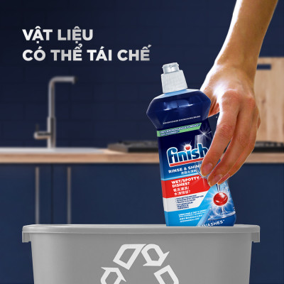 Nước Làm Bóng Chén Bát Finish Rinse & Shine Aid