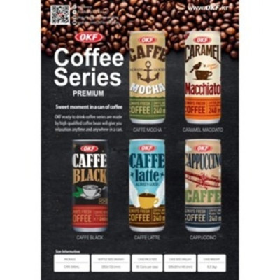 Cà phê Caramel Macchiato 240ml OKF HÀN QUỐC x 30 lon