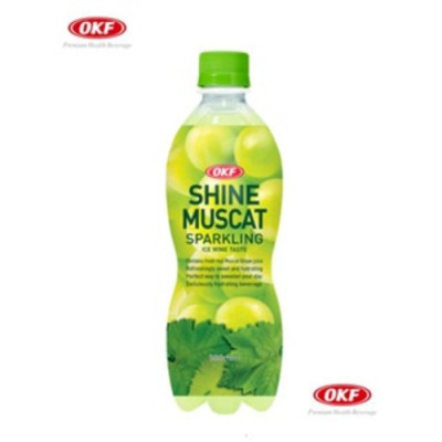 Nước có ga nho mẫu đơn sparkling OKF Hàn Quốc 500ML x 6 chai