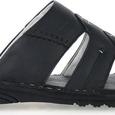 Dép nam Huy Hoàng màu 3 quai màu đen HT7778