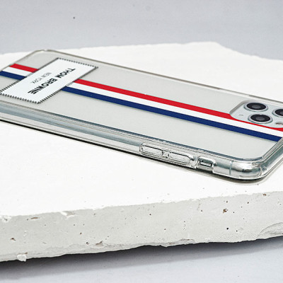 Ốp lưng trong suốt chống sốc cho iPhone 12 Pro Max hiệu Likgus Thom Browne (bảo vệ toàn diện, chất liệu cao cấp, thiết kế thời trang) - hàng nhập khẩu