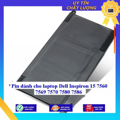 Pin dùng cho laptop Dell Inspiron 15 7560 7569 7570 7580 7586 - Hàng Nhập Khẩu New Seal