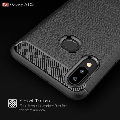 Ốp lưng chống sốc cho Samsung Galaxy A10s hiệu Likgus (chuẩn quân đội, chống va đập, chống vân tay) - Hàng nhập khẩu