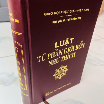 Sách - Luật Tứ Phần Giới Bổn Như Thích -Trọn bộ (Bìa Da Cứng)
