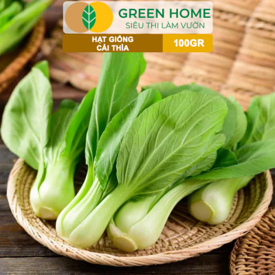 Hạt Giống Rau Cải Thìa GreenHome, GÓI 100GR, Dễ Trồng Quanh Năm, Nảy Mầm, Năng Suất Cao R32