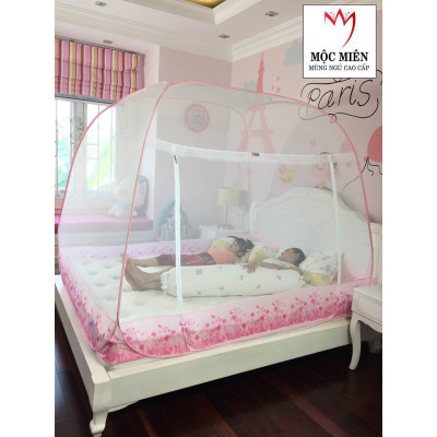 Màn Chụp . Mùng Chụp Cao Cấp Mộc Miên Đỉnh Rộng  - 1,4mx2m ( Hà Nội )