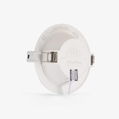 Đèn LED âm trần Downlight chính hãng Rạng Đông Model: AT06.V3 chất lượng ánh sáng cao, thân vỏ nhôm bọc nhựa liền khối, tản nhiệt tốt.