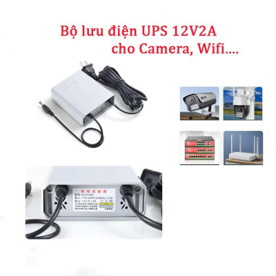 Nguồn Pin Dự Phòng Cho Modejm WiFi , Cacmra Khi Mất Điện Siêu Tiện Lợi, ĐÈN TRANG TRÍ , ĐỒNG HỒ TREO TƯỜNG