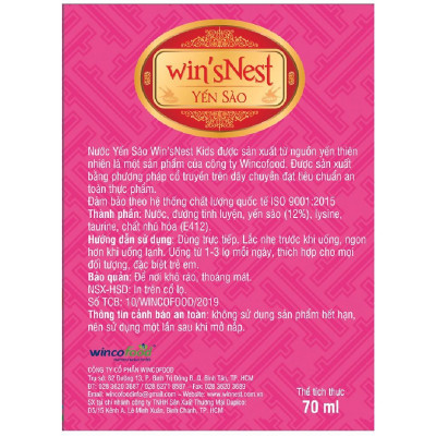 Combo 12 Lọ Nước yến sào win