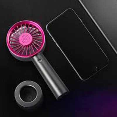 Quạt Mini Khuếch Tán Hương Liệu Cầm Tay Damas QX01 - Thiết Kế Chân Đế Quạt Để Bàn Tiên Lợi Tặng Kèm Dây Sạc - Pin Khủng 2000 mAh Với 3 Mức Độ Gió Lan Tỏa Hương Thơm - Hàng Chính Hãng