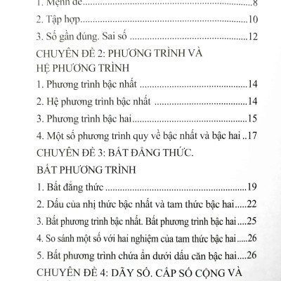 Sổ Tay Kiến Thức Toán Trung Học Phổ Thông (2022)