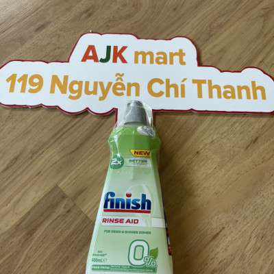 Nước làm bóng Finish Eco 0% 400ml - Dành cho máy rửa chén, bát - Nhập khẩu Đức