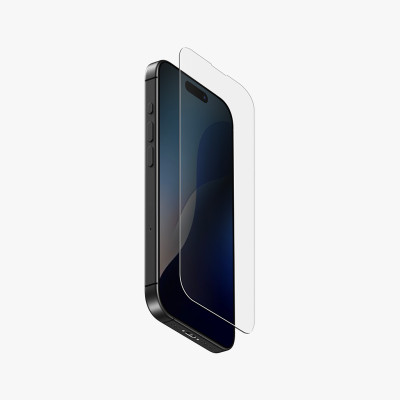 Kính Cường Lực Trong Suốt Không Viền Đen Kèm Khung Dán Cho iPhone 16 Pro Max / 16 Pro / 16 Plus / 16, UNIQ OPTIX CLEAR_ Hàng chính hãng