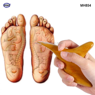 COMBO bộ 3 Dụng Cụ day ấn Huyệt Mát xa toàn thân kiểu Thái bằng gỗ Bách Xanh (MH845) Có mùi thơm dễ chịu - Chăm sóc sức khỏe
