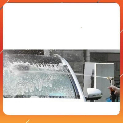 Vòi Xịt️Evoucher Bộ dây vòi xịt nước rửa xe, tưới cây , tăng áp 3 lần, loại 3m, 5m 206622-5 cút sập,nối đen+  đai