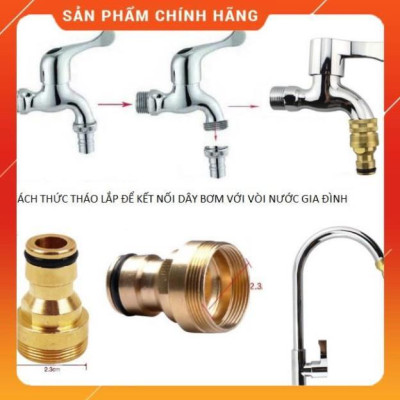 Bộ dây vòi xịt nước ️ , tăng áp 3 lần, loại 7m, 10m 206587đầu đồng,cút đồng,