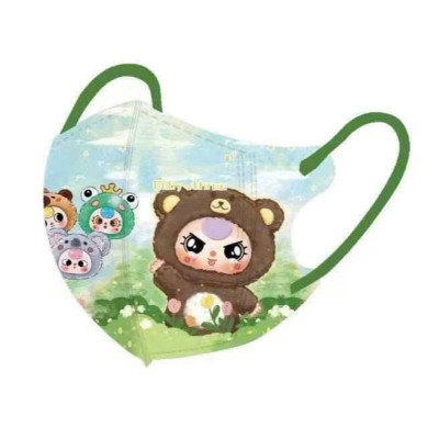 SET 10 Chiếc Khẩu Trang 5d Baby Three, Kháng Khuẩn,  Dễ Thương Cho Bé - giao họa tiết ngẫu nhiên