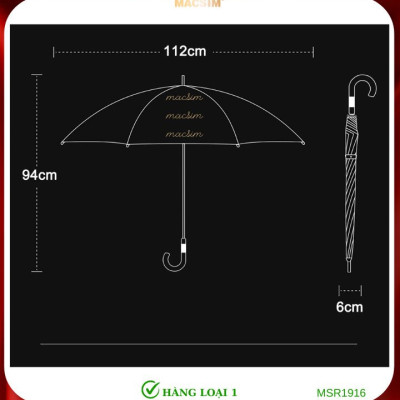 Ô Dù cao cấp Nhãn hiệu Macsim RST Mã 1916