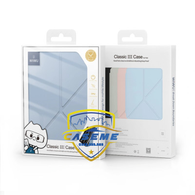 Bao da dành cho iPad Pro M4 11 inch (2024) Wi WU Classic III GF-003 – mỏng nhẹ, có khe bút, chống sốc - Hàng Chính Hãng
