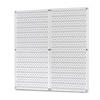 Bộ 2 Bảng treo dụng cụ Pegboard kim loại đứng 80×40cm - Chất liệu kim loại sơn tĩnh điện - Giúp lưu trữ dụng cụ trực quan, dễ tìm kiếm