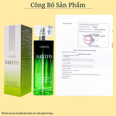COMBO 6 Lọ Xịt Khử Mùi SAKITO LANCEJ 50ml, Sạch Vùng Nách, Ngăn Tiết Mồ Hôi, Không Ố Vàng Áo