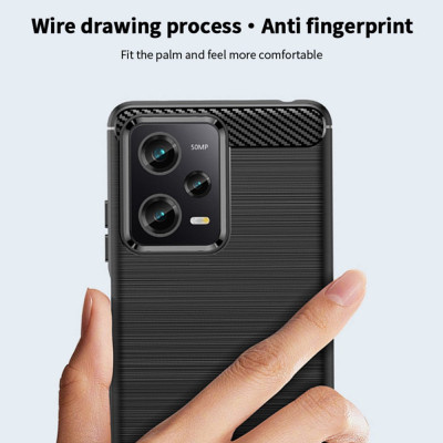 Ốp lưng chống sốc vân kim loại cho Xiaomi Redmi Note 12 Pro 5G / Poco 5X Pro hiệu Likgus (chuẩn quân đội, chống va đập, chống vân tay) - Hàng nhập khẩu