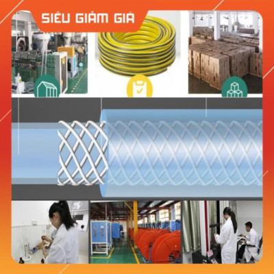 Bộ dây vòi xịt nước rửa xe, tưới cây . tăng áp 3 lần, loại 3m, 5m 206587 cút sập,nối nhựa+ tặng đai